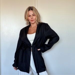 Almina Concept Tie Belt Blazer